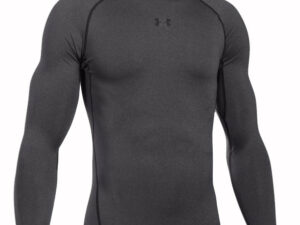 UA TAC HG COMP T, Black - men's long sleeve compression shirt